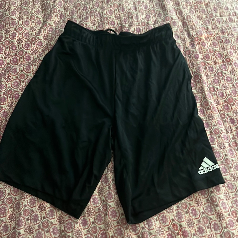 BLACK ADIDAS SHORTS